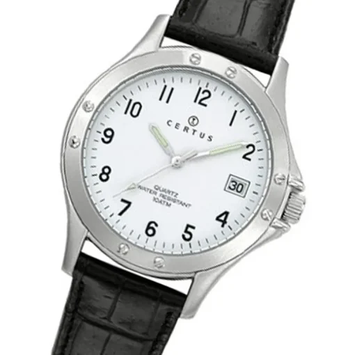 Montre Homme CERTUS Cuir Noir
