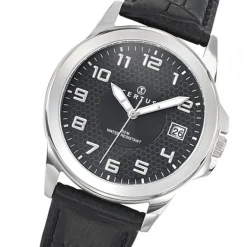 Montre Homme CERTUS Cuir Noir