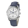 montre homme chronographe LIP Himalaya cuir bleu