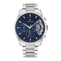 Montre Homme Chronographe TOMMY HILFIGER BAKER Acier Argenté