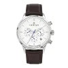 Montre Homme Chronographe CERTUS Cuir Brun