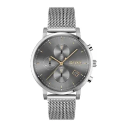 Montre Homme Chronographe BOSS Acier Argenté