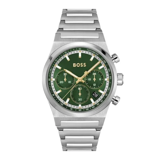 Montre Homme Chronographe BOSS Candor Acier Argenté 1514220