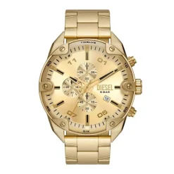 Montre Homme Chronographe Diesel Spiked Acier Doré DZ4608