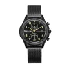 Montre Homme Chronographe EDEN PARK FRENCH FLAIR CLUB Acier Noir