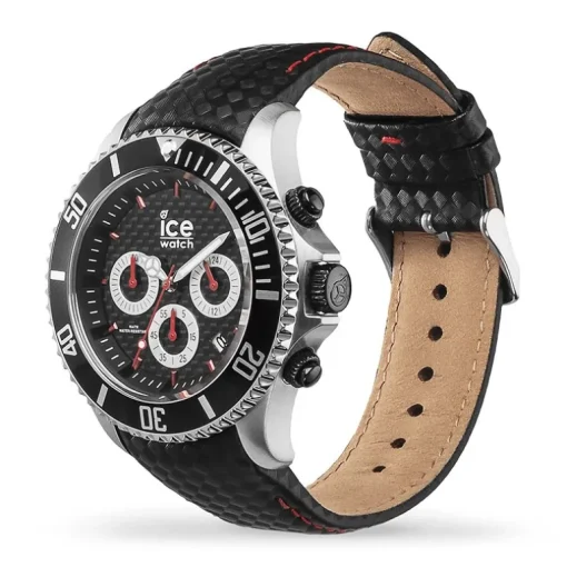 Montre Homme Chronographe ICE WATCH Cuir Noir