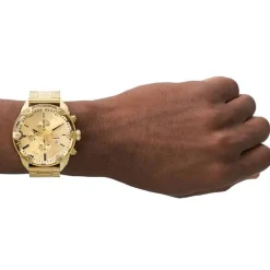 Montre Homme Chronographe Diesel Spiked Acier Doré DZ4608