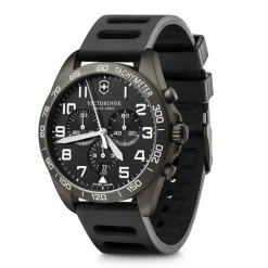 Montre Homme Chronographe Victorinox Fieldforce Sport Silicone Noir 241926.1