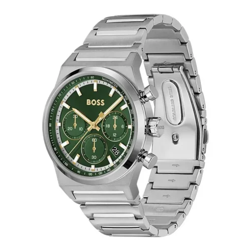Montre Homme Chronographe BOSS Candor Acier Argenté 1514220