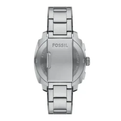 Montre Homme Chronographe FOSSIL Machine Acier Argenté FS6096
