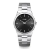 montre homme cluse Vigoureux acier argenté