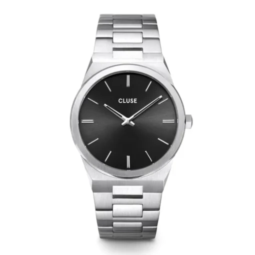 montre homme cluse Vigoureux acier argenté