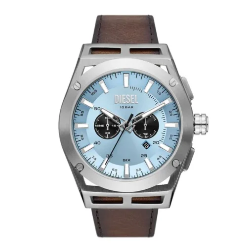 Montre Homme DIESEL CHRONOGRAPHE TIMEFRAME Cuir brun