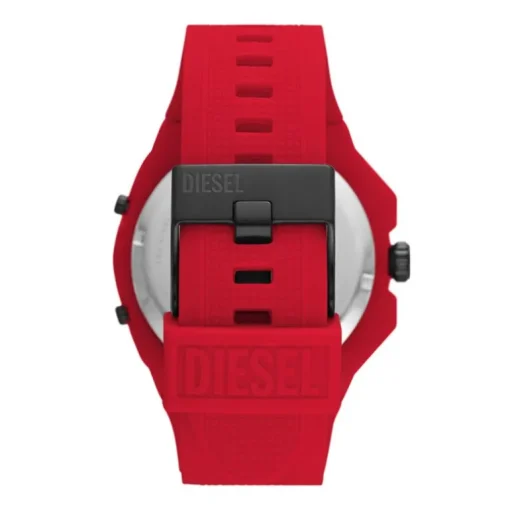 Montre Homme DIESEL FRAMED Silicone Rouge