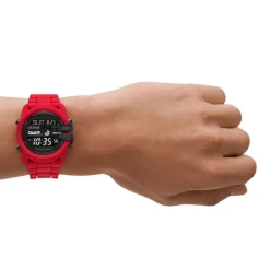 Montre Homme DIESEL MASTER CHIEF Silicone Rouge