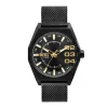 Montre Homme DIESEL SPIKED NOIR Acier Noir