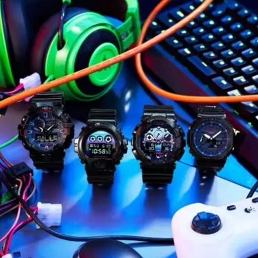 Montre Homme Digitale G-SHOCK CLASSIC Résine Noire DW-6900RGB-1ER