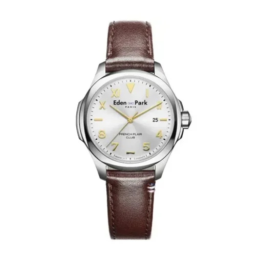 Montre Homme EDEN PARK FRENCH FLAIR CLUB Cuir Brun