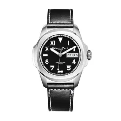 Montre Homme EDEN PARK FRENCH FLAIR SPORT Cuir Noir