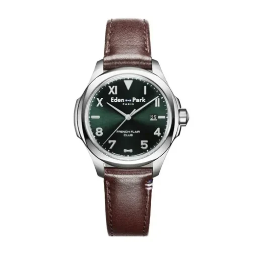 Montre Homme EDEN PARK FRENCH FLAIR CLUB Cuir Brun