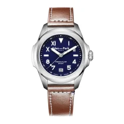 Montre Homme EDEN PARK FRENCH FLAIR SPORT Cuir Brun