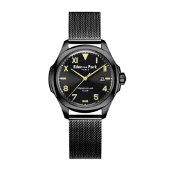 Montre Homme EDEN PARK FRENCH FLAIR CLUB Acier Noir