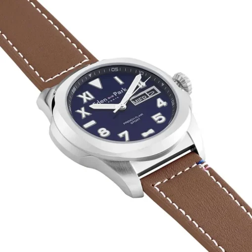 Montre Homme EDEN PARK SPORT Cuir Brun