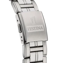 montre homme festina acier argenté