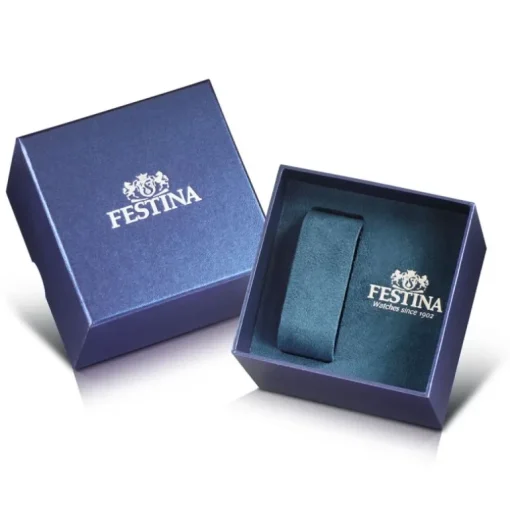 montre homme festina acier argenté