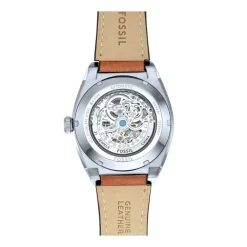 Montre Homme FOSSIL Everett automatique en cuir marron ME3261