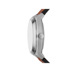 Montre Homme FOSSIL Everett automatique en cuir marron ME3261