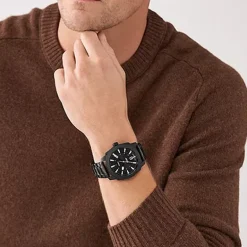 Montre Homme FOSSIL MACHINE NOIR Acier Noir
