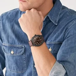 Montre Homme FOSSIL MACHINE BRUN Cuir Brun