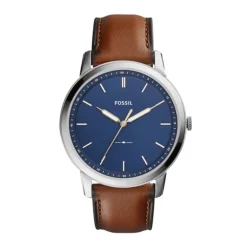 Montre homme FOSSIL MINIMALIST Cuir Marron