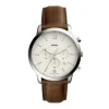 Montre homme FOSSIL NEUTRA chronographe Cuir Brun