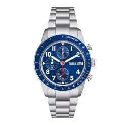 Montre Homme FOSSIL Sport Tourer chronographe en acier inoxydable FS6047