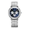 Montre Homme HERBELIN NEWPORT Slim Phase de Lune Acier Argenté 12722B25