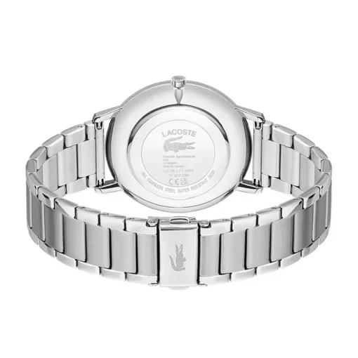 Montre Homme LACOSTE CROCORIGIN VERT Acier Argenté