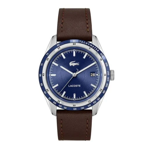 Montre Homme LACOSTE EVERETT BLEU Cuir Brun