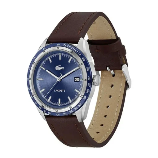 Montre Homme LACOSTE EVERETT BLEU Cuir Brun