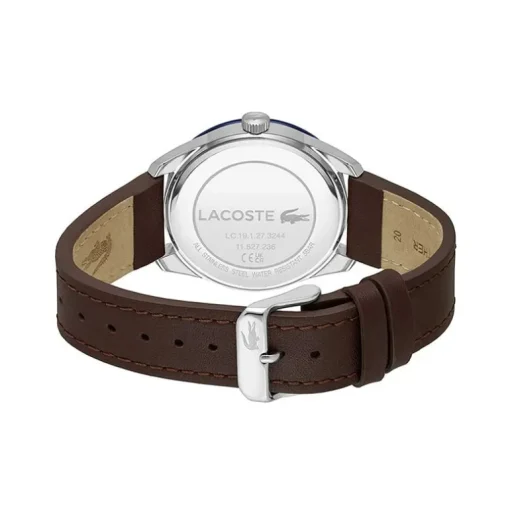 Montre Homme LACOSTE EVERETT BLEU Cuir Brun