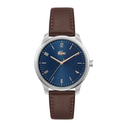 Montre Homme LACOSTE LISBON BLEU Cuir Brun