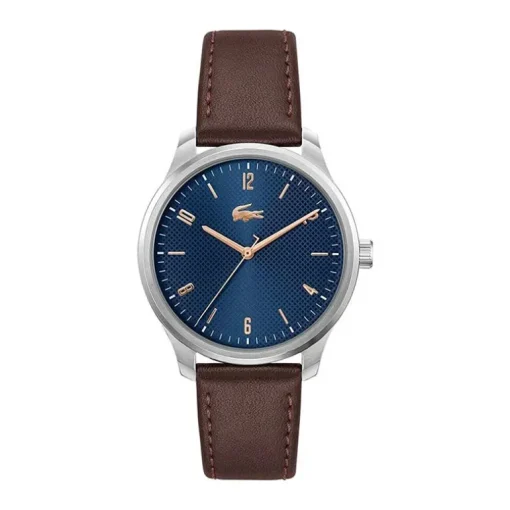 Montre Homme LACOSTE LISBON BLEU Cuir Brun