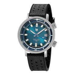 Montre Homme Lip Grande Nautic-Océan 41 MM Silicone Noir 671854