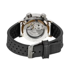 Montre Homme Lip Grande Nautic-Océan 41 MM Silicone Noir 671854