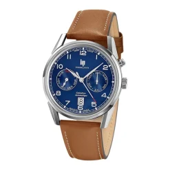 Montre Homme LIP HIMALAYA 40 CALENDRIER automatique Cuir Marron