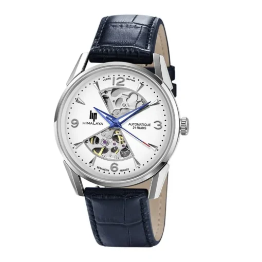 Montre Homme LIP HIMALAYA SABLIER Cuir Bleu