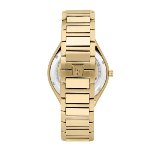 montre homme MASERATI acier doré