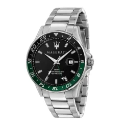 montre homme MASERATI Sfida acier argenté