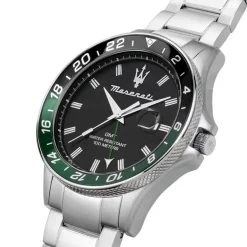 montre homme MASERATI Sfida acier argenté